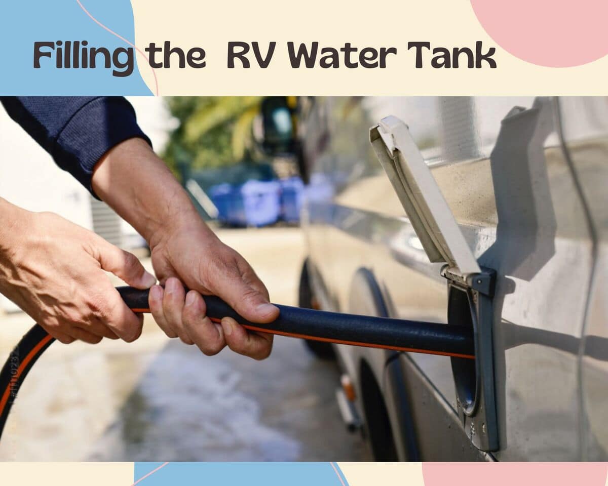 how to clean rv water tank