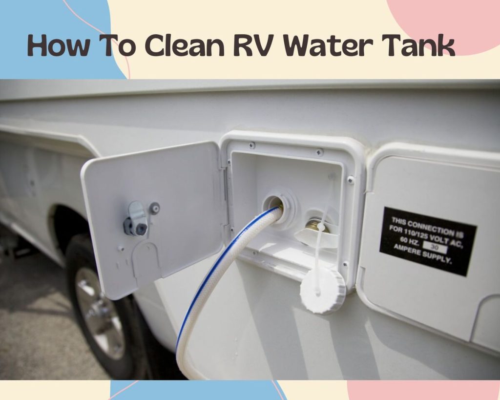 how to clean rv water tank